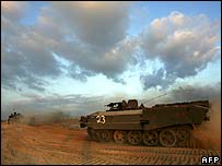 Gazze'de İsrail tankı