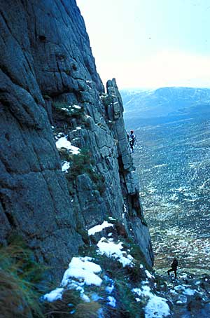 Rock climbing at Lower Cove