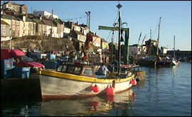 Mevagissey fishing boat