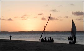 Sunset over Manda