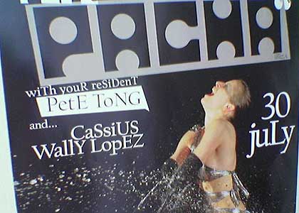 Pete Tong's Phone Pix from Cafe Mambo - 30th July 2004

