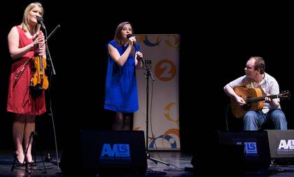 Jeana Leslie and Siobhan Miller with Matheu Watson
