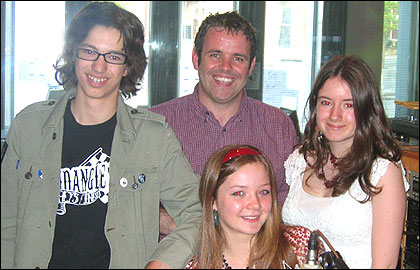 The Tim Wedgwood Show Team - Calum, Holly and Sian
