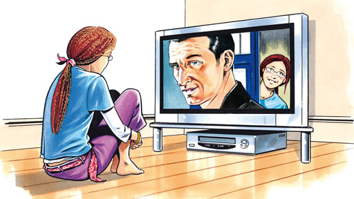 What I did in my Christmas holidays - by Sally Sparrow. Written by Steven Moffat. Illustrated by Martin Geraghty.