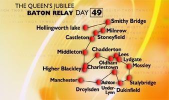 Day 49 route to manchester