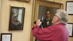 Taking a photograph of the self portrait