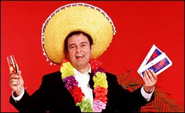 Eamonn Holmes on National Lottery Jet Set