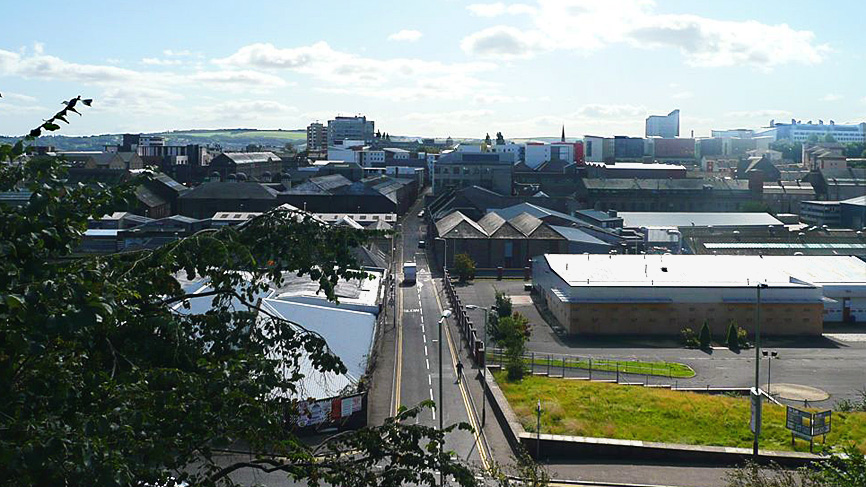View from Dudhope Park