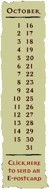 October calendar