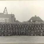 Tom McRoy, at Alfreton Hall with the Headquarter Platoon in 1940. Tom is on the second row from the top, 2nd from the right. Tom McRoy, at Alfreton Hall with the Headquarter Platoon in 1940. Tom is on the second row from the top, 2nd from the right.
