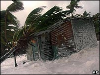 devastação do tsunami