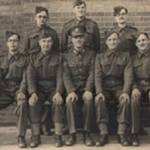 Dad (top right) with comrades.  Parkhurst barracks, Isle of Wight. 1939