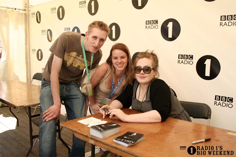 Signing sessions with Adele