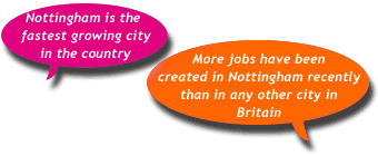 Nottingham is the fastest growing city in the country
