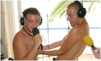 JK and Joel in Ibiza