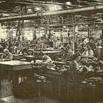 A view of one of Barrans' Factory Workrooms. Taken from a pre war pamphlet on Careers in the clothing industry in Leeds: Careers for Yorkshire Girls. By kind permission of Mrs Birkby A view of one of Barrans' Factory Workrooms. Taken from a pre war pamphlet on Careers in the clothing industry in Leeds: Careers for Yorkshire Girls. By kind permission of Mrs Birkby