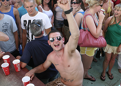 Live from BCM Square in Magaluf