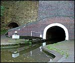 Entrance to the canal tunnel