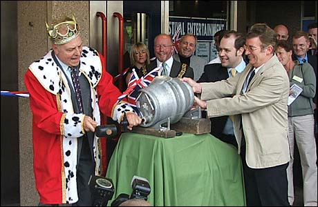 The Beer King opens the first Barrel