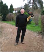 Keith with an eagle