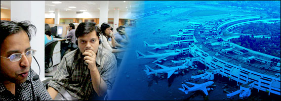 Airport and call centre