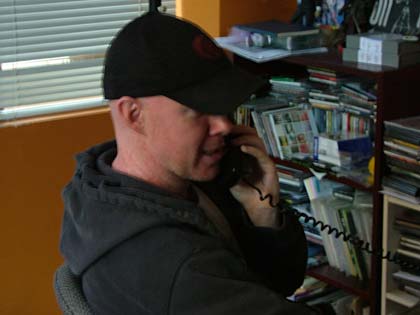 Jeff Waye, manager of Ninja Tune in Montreal