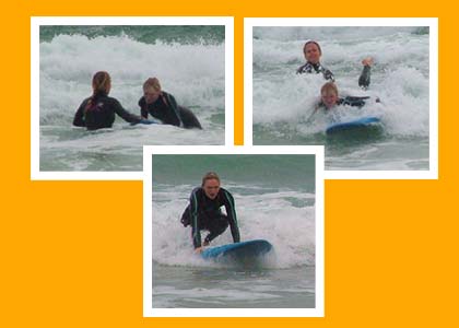 Jo Whiley Team Go Surfing