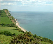 The East Devon coast