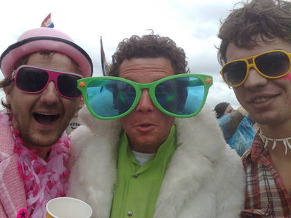 The crowd at Glastonbury