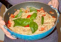Tuna with spaghetti