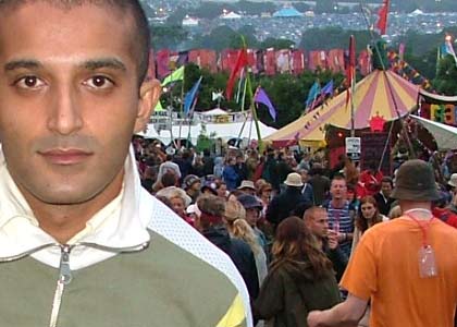 Adil Ray at Glastonbury
