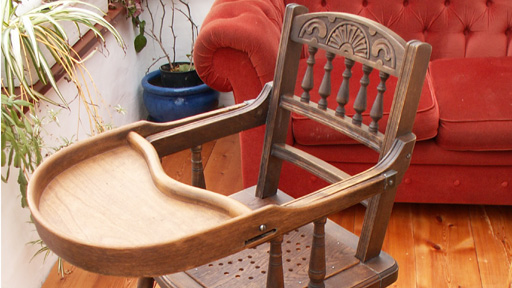 Sue Harrod talks about her Edwardian Highchair Sue Harrod talks about her Edwardian Highchair