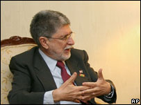 O ministro de Relações Exteriores, Celso Amorim (foto de arquivo)