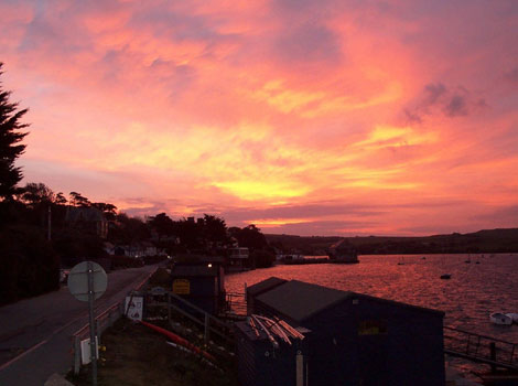 Sunset over Rock
