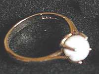 Jim's sister Kathleen's pearl ring