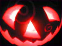 Jack-o-lantern.
