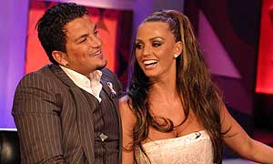Peter Andre and Jordan on Friday Night with Jonathan Ross