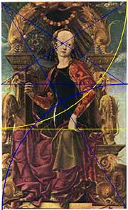 "An Allegorical Figure" by Cosimo Tura, probably painted between<br />1455 and 1460. ©The National Gallery
