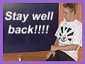 stay well back!