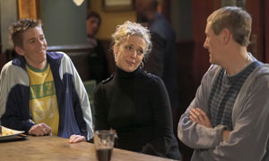 Lee Oakes, Amanda Abbington and Nicholas Lyndhurst in After You've Gone