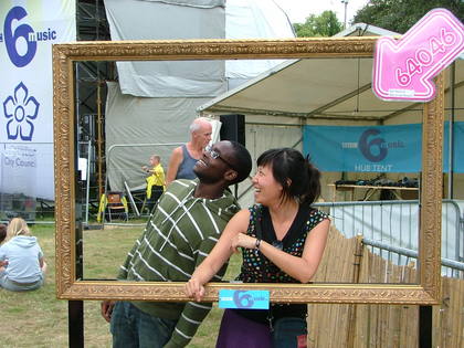 Producer Kat and BA Roman get in the frame