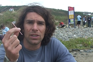 Andy helped organise a UK wide beach clean-up tour to try and combat the problem of marine litter.
