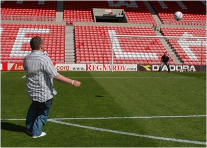 Moyles at the Stadium of Light