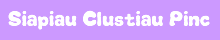 siapiau clustiau pinc