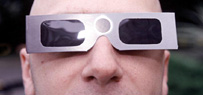 A man with glasses on