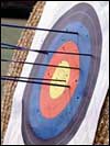 Arrows in a target