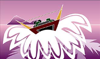 Zaphod's Speedboat on Damogran