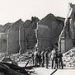 Fying Bomb damage to terraced houses on Beechdale Road. 23rd June 1944. Fying Bomb damage to terraced houses on Beechdale Road. 23rd June 1944.