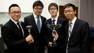 獲獎的倫敦大學學院(UCL)代表隊