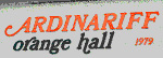 Ardinariff Orange Hall sign